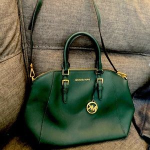 Hunter Green Michael Kors bag